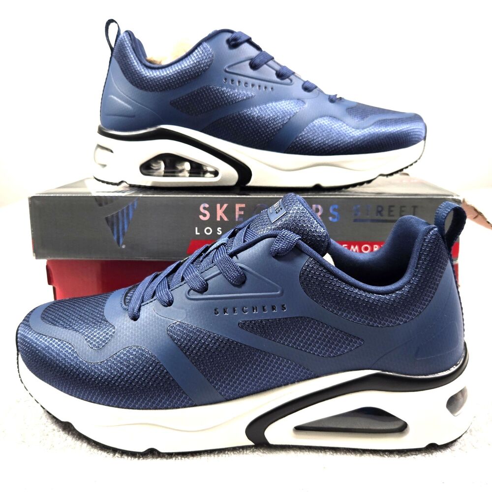 Skechers Tres Air Revolution Los Angeles Blue Air-Cooled Men's Size 9 Wide New
